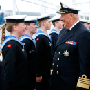 Skipet bemannes av Forsvaret. Foto: Vidar Ruud / NTB scanpix